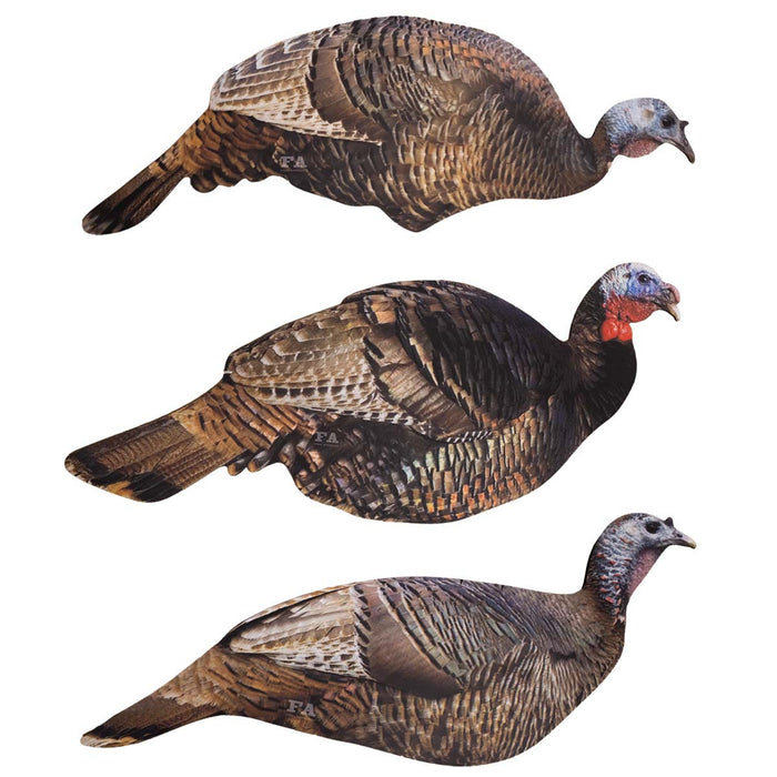 Last Strut Turkey Silhouette - 3 Pack