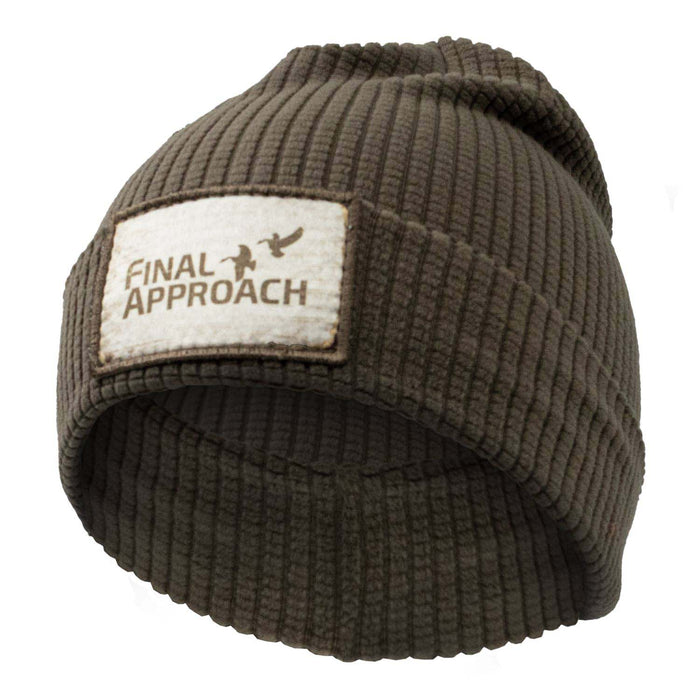 Gridded Beanie - Brown