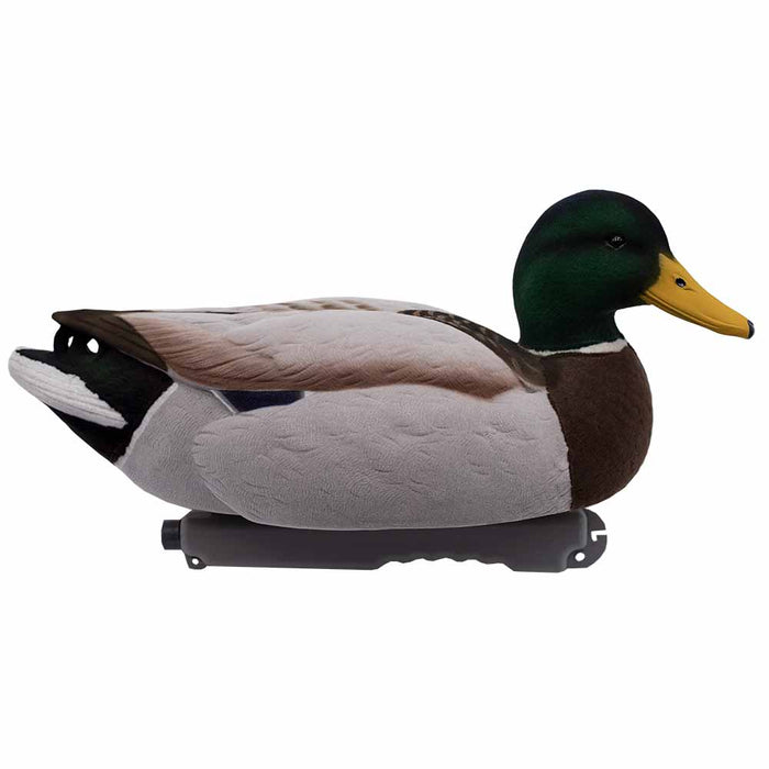 LIVE Fully Flocked Floating Mallards - 6 Pack