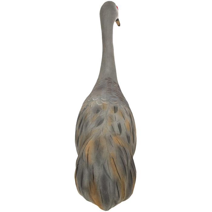 LIVE Sandhill Fully Flocked Crane Decoys Upright - 2 Pack