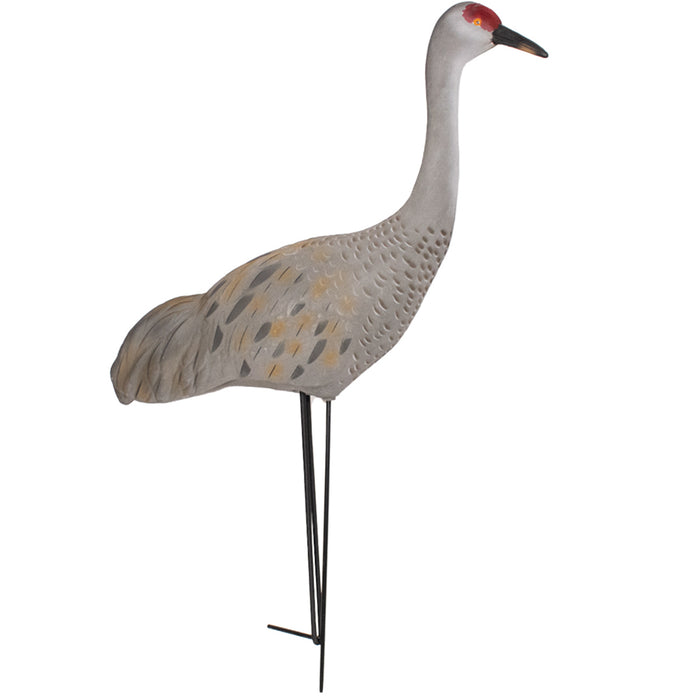 LIVE Sandhill Fully Flocked Crane Decoys Upright - 2 Pack