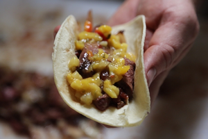Pan-Seared Duck Tacos by Brad Fenson
