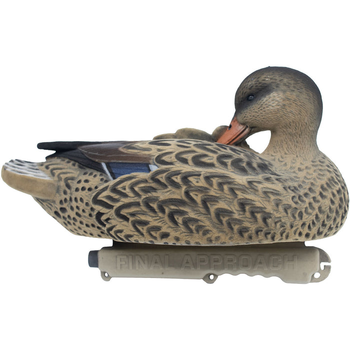 Live Mallard Floaters Fully Flocked Duck Decoy with 12-Slot Decoy Bag