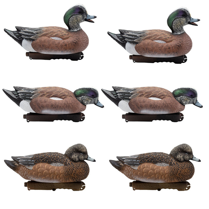 HD Wigeon Floating Duck Decoy, 6 Pack