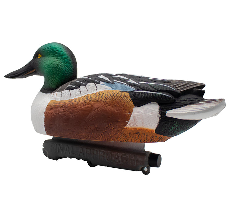 HD Northern Shoveler Floating Duck Decoys, 6 Pack