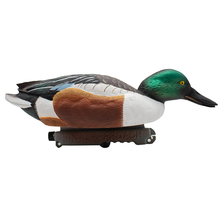 HD Northern Shoveler Floating Duck Decoys, 6 Pack