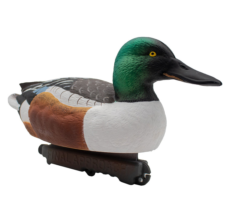 HD Northern Shoveler Floating Duck Decoys, 6 Pack