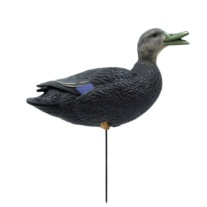 HD Full Body Black Duck Decoys, 6 Pack