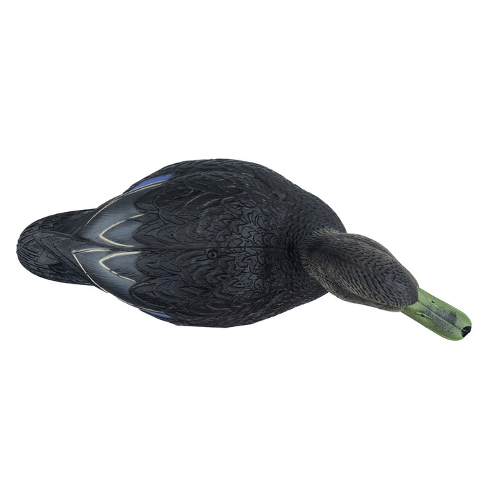 HD Full Body Black Duck Decoys, 6 Pack