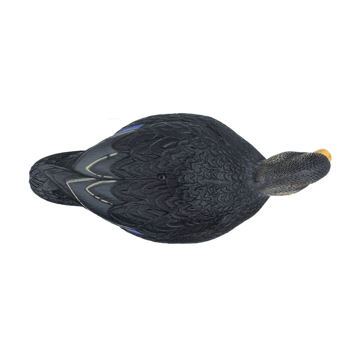 HD Full Body Black Duck Decoys, 6 Pack