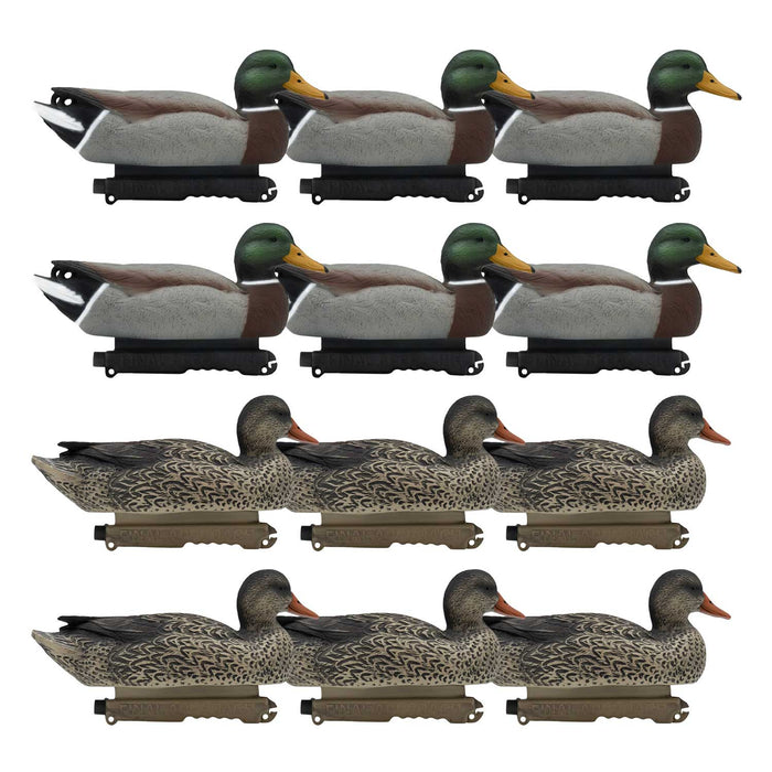 Last Pass Foam-Filled Floating Mallards, 12 Pack