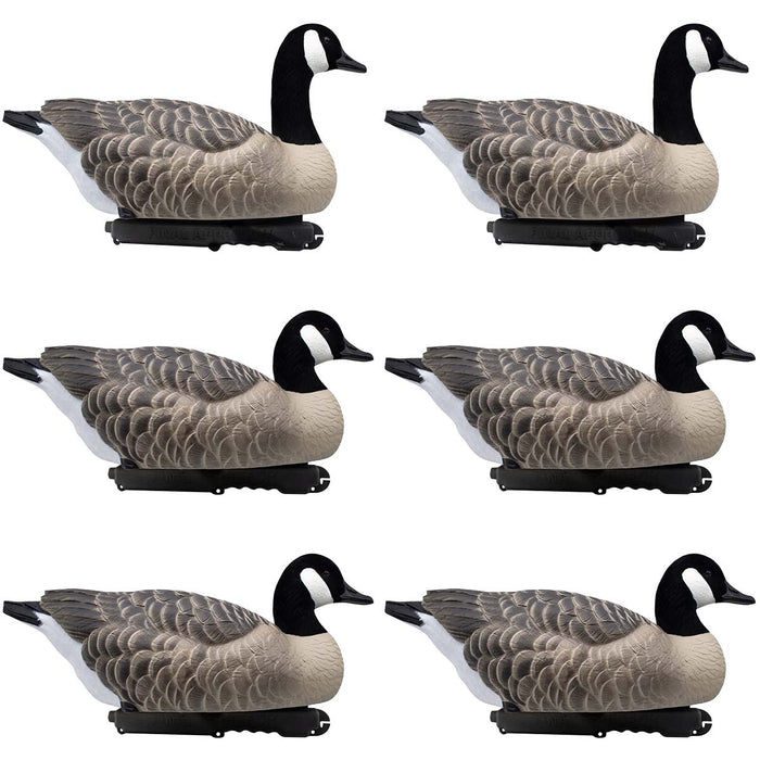 HD Honker Floaters with Flocked Heads - 6 Pack