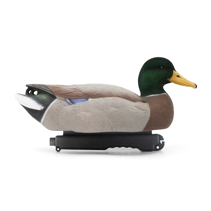 HD Mallard Floaters With Flocked Drake Heads, 12 Pack