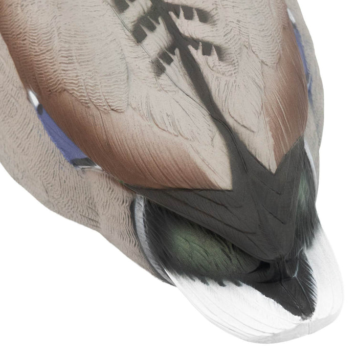 HD Mallard Floaters With Flocked Drake Heads, 12 Pack