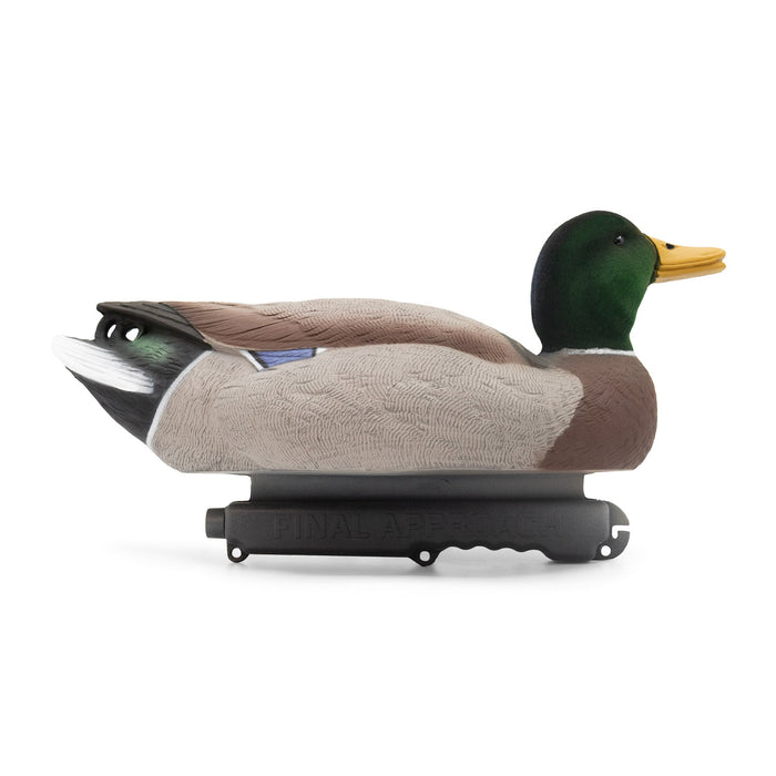 HD Mallard Floaters With Flocked Drake Heads, 12 Pack