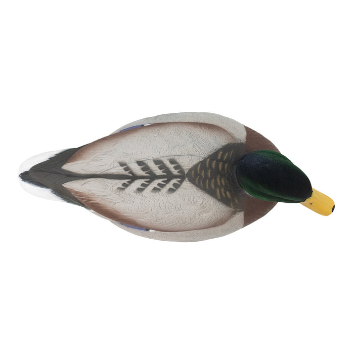 HD Mallard Floaters With Flocked Drake Heads, 12 Pack