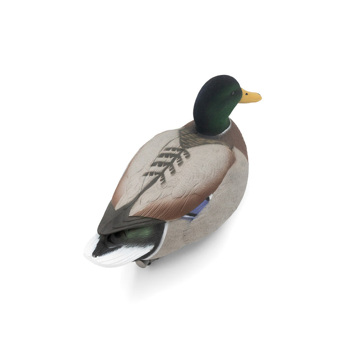 HD Mallard Floaters With Flocked Drake Heads, 12 Pack