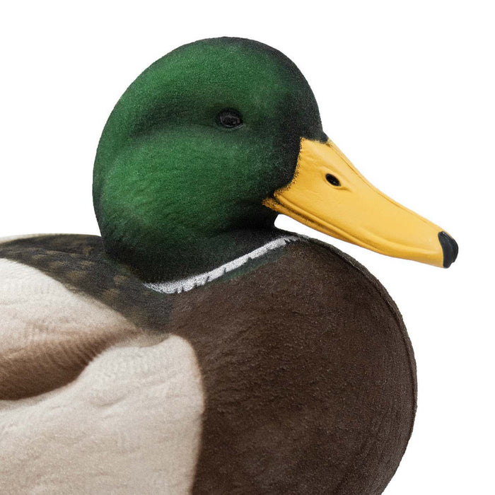 HD Full-Body Fully Flocked Mallard Duck Decoys, 12 Pack