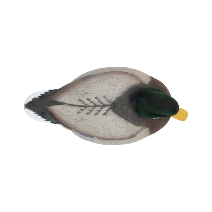 HD Full Body Mallards with Flocked Head Drakes, 12 Pack