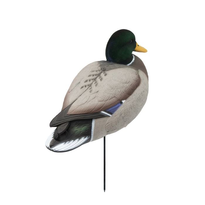 HD Full Body Mallards with Flocked Head Drakes, 12 Pack