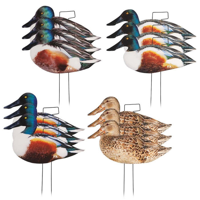 Last Pass Spoonbill Silhouette Decoys, 12 Pack