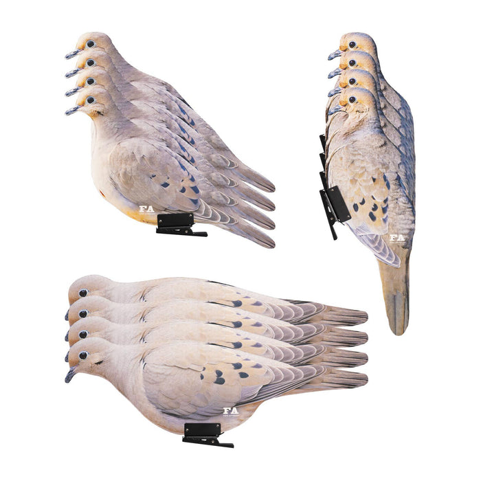 Live Mourning Dove Silhouette Decoys, 12 Pack