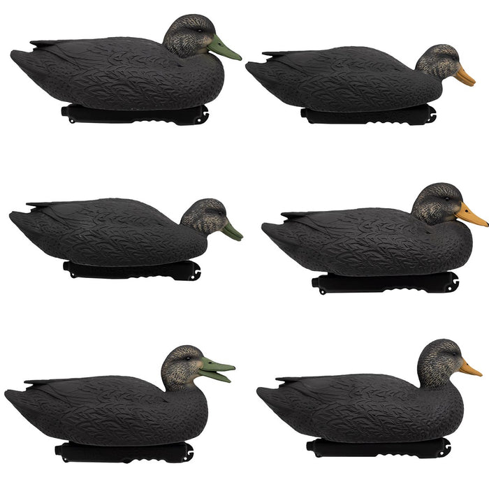 HD Black Duck Floaters - 6 Pack