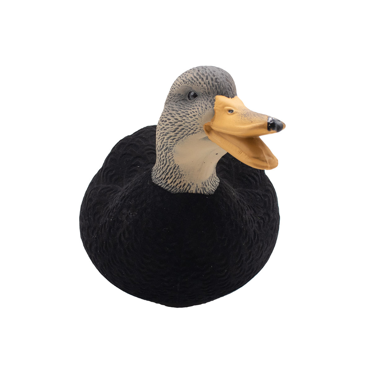 Live Series Flocked Full Body Black Duck 6 Pack - Flocked Duck Decoys