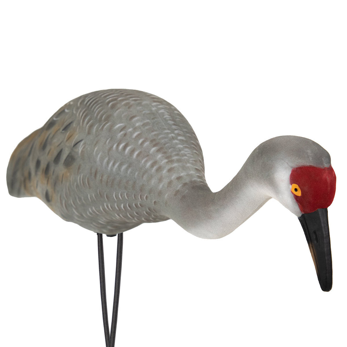Live Fully Flocked Sandhill Crane Feeders 2 Pack Hunting Decoys