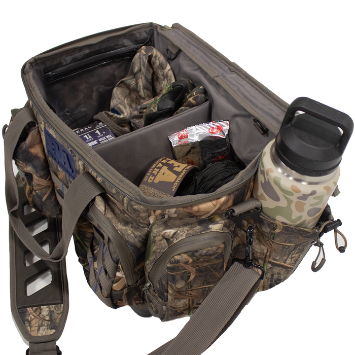 blind fishing tackle box Ultralight tacklebox w/ hat hook included! Tiny Crafted from tough 600D polyester with a waterproof molded base Waterproof Waterfowl Blind Backpack Plano